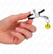 KINK - GOLD SINGLE BELL NIPPLE CLAMP 6 CM