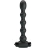 PRETTY LOVE - LYNN SILICONE ANAL PLUG 10 VIBRAZIONI NERO