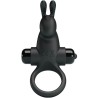 PRETTY LOVE - VIBRATIONSRING RABBIT-KLITORIS-STIMULATOR 10 VIBRATIONEN SCHWARZ