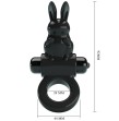 PRETTY LOVE - EXCITING RING RABBIT VIBRATOR RING 10 VIBRATIONS BLACK PRETTY LOVE - EXCITING RING RABBIT VIBRATOR RING 10 VIBRATIONS BLACK