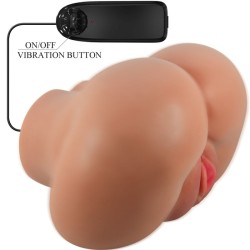 CRAZY BULL - LUNA VIBRATEUR FESSIER AVEC CONTRÔLE RÉALISTE DU VAGIN ET DE LANUS À TÉLÉCOMMANDE