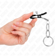KINK - PINZAS PARA PEZONES CON 3 AROS 6 CM KINK - PINZAS PARA PEZONES CON 3 AROS 6 CM