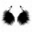 KINK - PINZA PER CAPEzzoli PIUMA NERA 7 CM