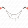 KINK - NIPPLE CLAMPS WITH SPIKES CHAINS 30 CM