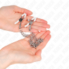 KINK - PINCES À METELIER AVEC 2 CHAÎNES FINES ARGENT 20-23 CM