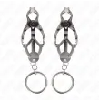 KINK - O-RING JAPANESE CLOVER NIPPLE CLAMPS SILVER