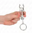 KINK - PINZAS PARA PEZONES ESTILO JAPONÉS CON AROS PLATEADO KINK - PINZAS PARA PEZONES ESTILO JAPONÉS CON AROS PLATEADO