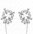 KINK - METALLISCHE BLUMEN-NIPPELKLAMMERN MIT KETTE