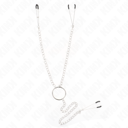 KINK - TRIPLE NIPPLE AND CLIT CLAMPS WITH CHAIN MODEL 1