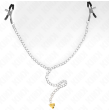KINK - KETTE NIPPELKLEMMEN MIT HORNANHÄNGER 30 CM