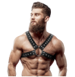 FETISH SUBMISSIVE ATTITUDE - BRUSTHARNESS AUS ÖKOLEDER MIT NIETEN FÜR HERREN FETISH SUBMISSIVE ATTITUDE - BRUSTHARNESS AUS ÖKOLEDER MIT NIETEN FÜR HERREN