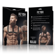FETISH SUBMISSIVE ATTITUDINE - IMBRACATURA REGOLABILE IN ECOPELLE CON COLLANA PER UOMO FETISH SUBMISSIVE ATTITUDINE - IMBRACATURA REGOLABILE IN ECOPELLE CON COLLANA PER UOMO