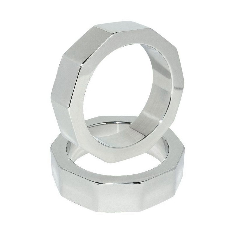 METAL HARD - PENIS AND TESTICLE NUT RING 55 MM METAL HARD - PENIS AND TESTICLE NUT RING 55 MM
