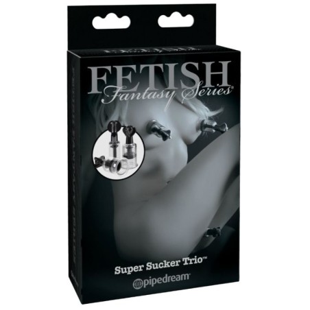 FETISH FANTASY EDIZIONE LIMITATA - TRIO SUPER ASPIRANTE PER CAPEZZOLI E CLITORIDE