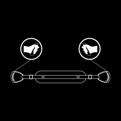 FETISH SUBMISSIVE - DOGGY STYLE HARNESS WITH NOPRENE LINING