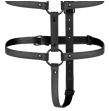 FETISH SUBMISSIVE BONDAGE - ADJUSTABLE HARNESS TORSO AND ARMS FETISH SUBMISSIVE BONDAGE - ADJUSTABLE HARNESS TORSO AND ARMS