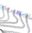 SUBBLIME - 953737 CHEST HARNESS WITH RINGS AND CHAINS SILVER ONE SIZE SUBBLIME - 953737 CHEST HARNESS WITH RINGS AND CHAINS SILVER ONE SIZE