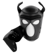DARKNESS - NEOPREN-HUNDEMASKE MIT ABNEHMBARER MAULE M DARKNESS - NEOPREN-HUNDEMASKE MIT ABNEHMBARER MAULE M