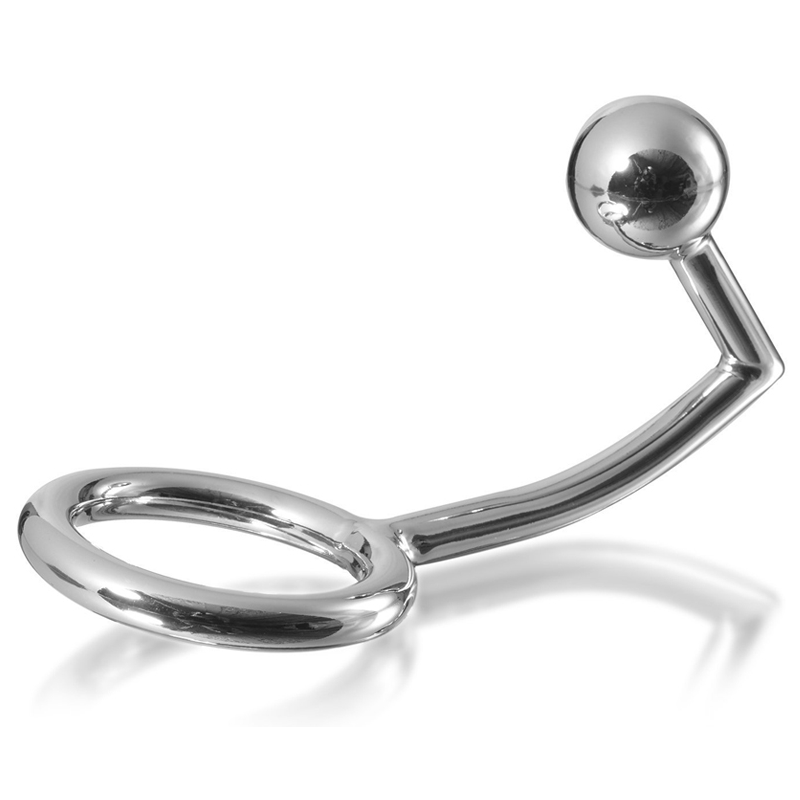 METAL HARD - PENISRING MIT ANAL-EINDRINGLINGSHAKEN, 45 MM METAL HARD - PENISRING MIT ANAL-EINDRINGLINGSHAKEN, 45 MM