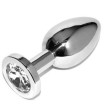 METAL HARD - PLUG ANALE DIAMOND TRASPARENTE PICCOLO 5.71CM METAL HARD - PLUG ANALE DIAMOND TRASPARENTE PICCOLO 5.71CM