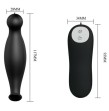 PRETTY LOVE - PLUG ANAL EN SILICONE 12 MODES DE VIBRATION NOIR PRETTY LOVE - PLUG ANAL EN SILICONE 12 MODES DE VIBRATION NOIR
