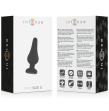 INTENSE - ANAL PLUG PIPO S BLACK SILICONE 9.8 CM INTENSE - ANAL PLUG PIPO S BLACK SILICONE 9.8 CM