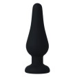 INTENSE - ANAL PLUG PIPO M BLACK SILICONE 11 CM INTENSE - ANAL PLUG PIPO M BLACK SILICONE 11 CM