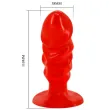 BAILE - UNISEX ANAL PLUG WITH RED SUCTION CUP BAILE - UNISEX ANAL PLUG WITH RED SUCTION CUP