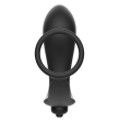 ADDICTED TOYS - VIBRATORISCHER ANALPLUG MIT PENISRING