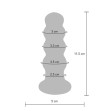 TOYJOY - BUTTOCKS DER STRAHLENDE GLAS-BUTTPLUG TOYJOY - BUTTOCKS DER STRAHLENDE GLAS-BUTTPLUG