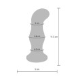 TOYJOY - THE GLEAMING PLUG CRISTAL VIBRADOR TOYJOY - THE GLEAMING PLUG CRISTAL VIBRADOR