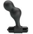 MR PLAY - BLACK SILICONE VIBRATOR ANAL PLUG MR PLAY - BLACK SILICONE VIBRATOR ANAL PLUG