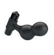 MR PLAY - BLACK SILICONE VIBRATOR ANAL PLUG MR PLAY - BLACK SILICONE VIBRATOR ANAL PLUG