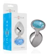 INTENSE - PLUG ANAL METAL ALUMINIO CON CRISTAL AZUL TALLA S INTENSE - PLUG ANAL METAL ALUMINIO CON CRISTAL AZUL TALLA S