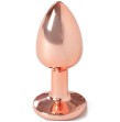 SECRETPLAY - TAPPO IN METALLO ORO ROSA TAGLIA PICCOLA 7 CM SECRETPLAY - TAPPO IN METALLO ORO ROSA TAGLIA PICCOLA 7 CM
