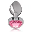 INTENSE - ALUMINIUM-METALL-ANAL-STECKER ROSA HERZ GRÖSSE S INTENSE - ALUMINIUM-METALL-ANAL-STECKER ROSA HERZ GRÖSSE S