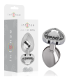 INTENSE - ANAL PLUG METAL ALUMINUM WHITE HEART SIZE L INTENSE - ANAL PLUG METAL ALUMINUM WHITE HEART SIZE L