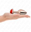 KINK - PLUG ANAL ORO ROSADO ROSA ROJA L
