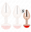 KINK - PLUG ANAL ORO ROSADO ROSA ROJA S