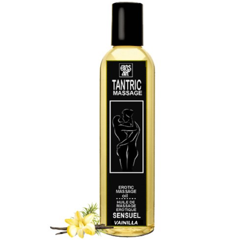 EROS-ART - OLIO DA MASSAGGIO TANTRICO NATURALE E AFRODISIACO ALLA VANIGLIA 30 ML