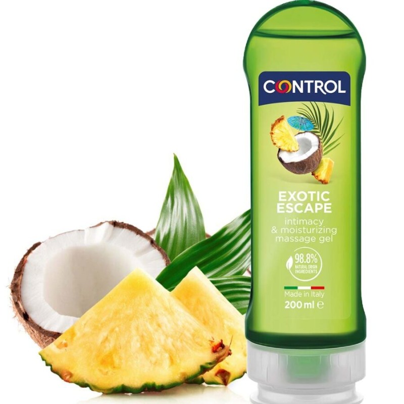 CONTROL - 2 EN 1 MASSAGE and VERGNÜGEN EXOTISCH 200 ML