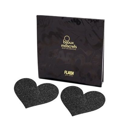 BIJOUX INDISCRETS - FLASH COEUR NOIR COUPES DE TAMELON