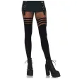 LEG AVENUE - PANTYHOUSE RAYURES FISNHET
