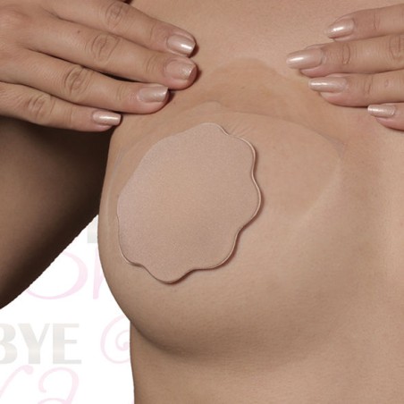 BYE-BRA - BREASTS ENHANCER NIPPLE COVERS SILK CUP A-C