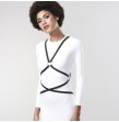 BIJOUX INDISCRETS - PETTORINA MULTIVIE MAZE NERA BIJOUX INDISCRETS - PETTORINA MULTIVIE MAZE NERA