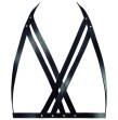 BIJOUX INDISCRETS - MAZE HALTER BRA HARNESS BLACK