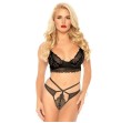 LEG AVENUE - ENSEMBLE 2 PIÈCES STRAPPY CUT G STRING M/L