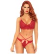 LEG AVENUE - ENSEMBLE 2 PIÈCES BRALETTE ET STRING DENTELLE M/L LEG AVENUE - ENSEMBLE 2 PIÈCES BRALETTE ET STRING DENTELLE M/L