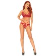 LEG AVENUE - SET 2 PEZZI BRALETTE E PERIZOMA IN PIZZO M/L LEG AVENUE - SET 2 PEZZI BRALETTE E PERIZOMA IN PIZZO M/L