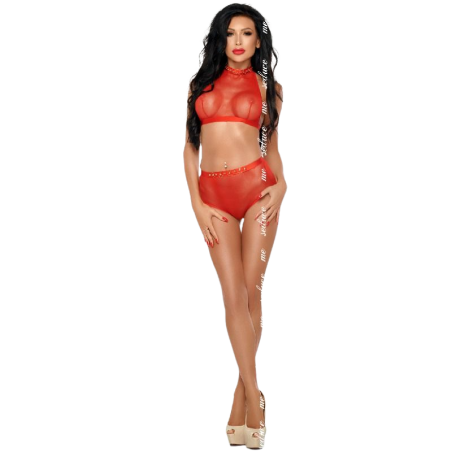 ME-SEDUCE - MONA SET ROUGE S-M